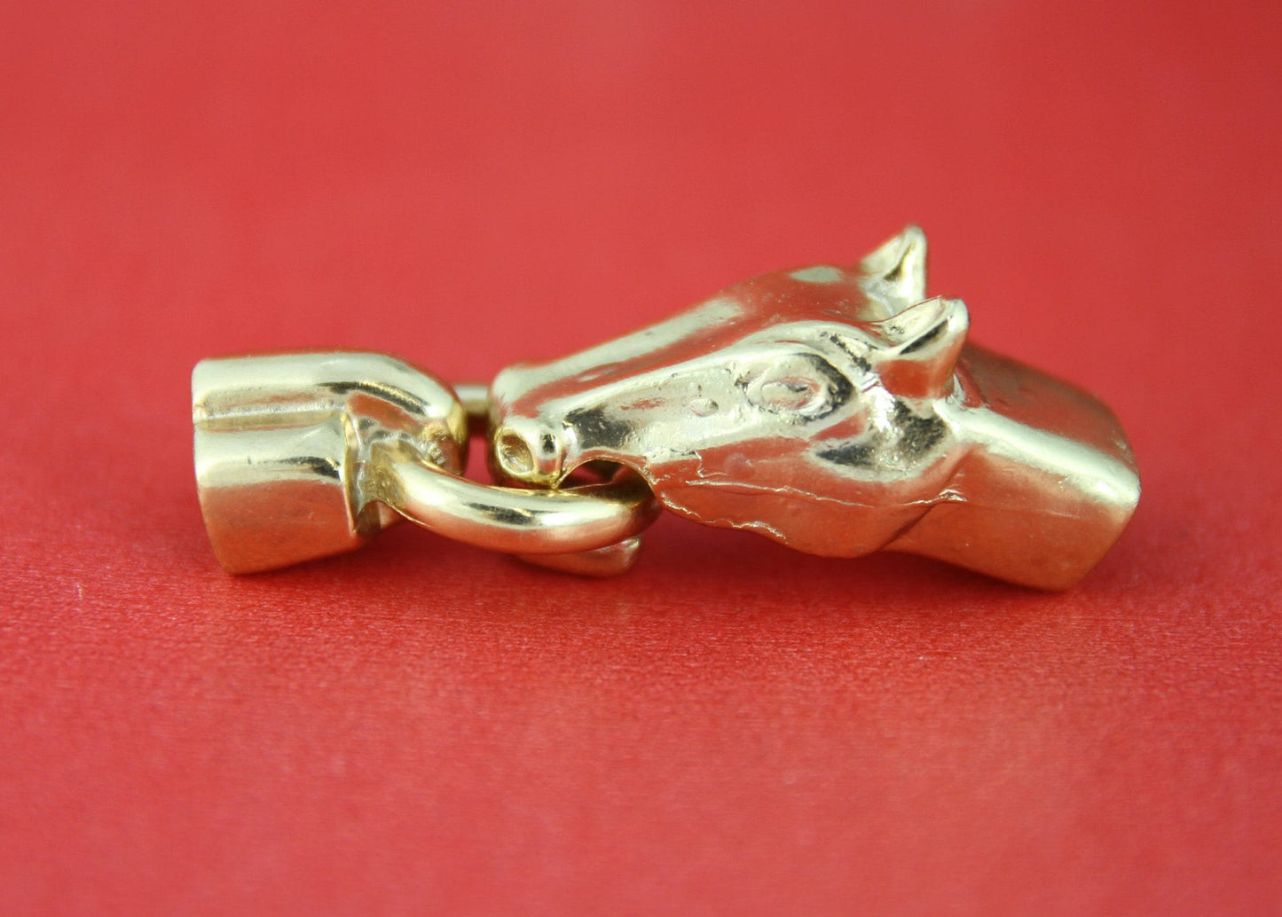 LC0029>>MADE in EUROPE zamak horse clasp, metal horse hook clasp qty1