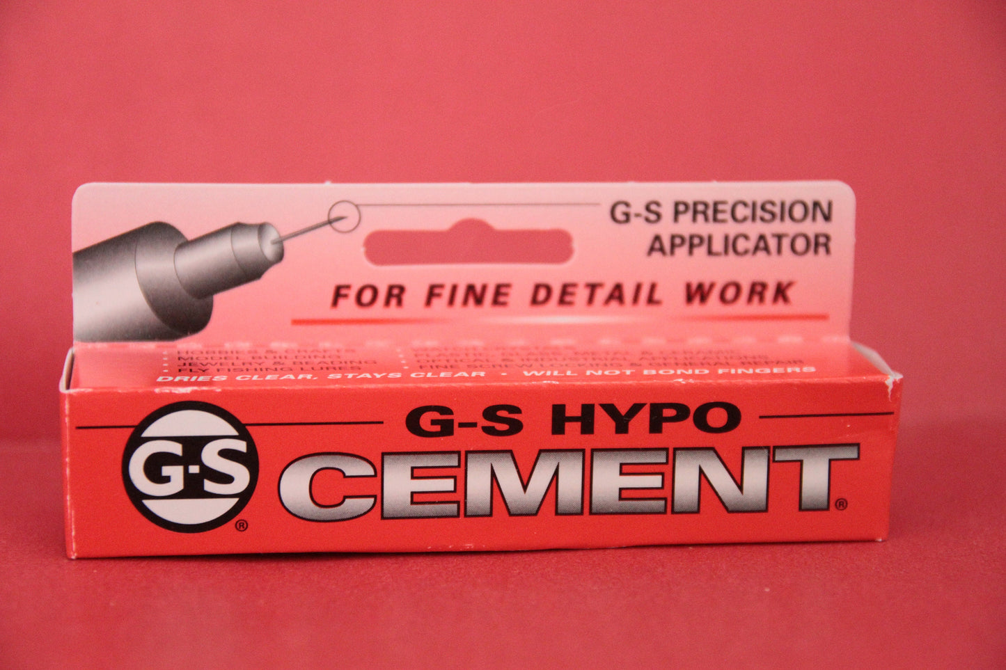 MADE in USA G-S HYPO cement glue, 1/3 ounce jewelry glue, jewelry adhesive, jeweler's glue for fine work