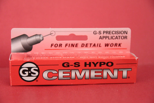 MADE in USA G-S HYPO cement glue, 1/3 ounce jewelry glue, jewelry adhesive, jeweler's glue for fine work