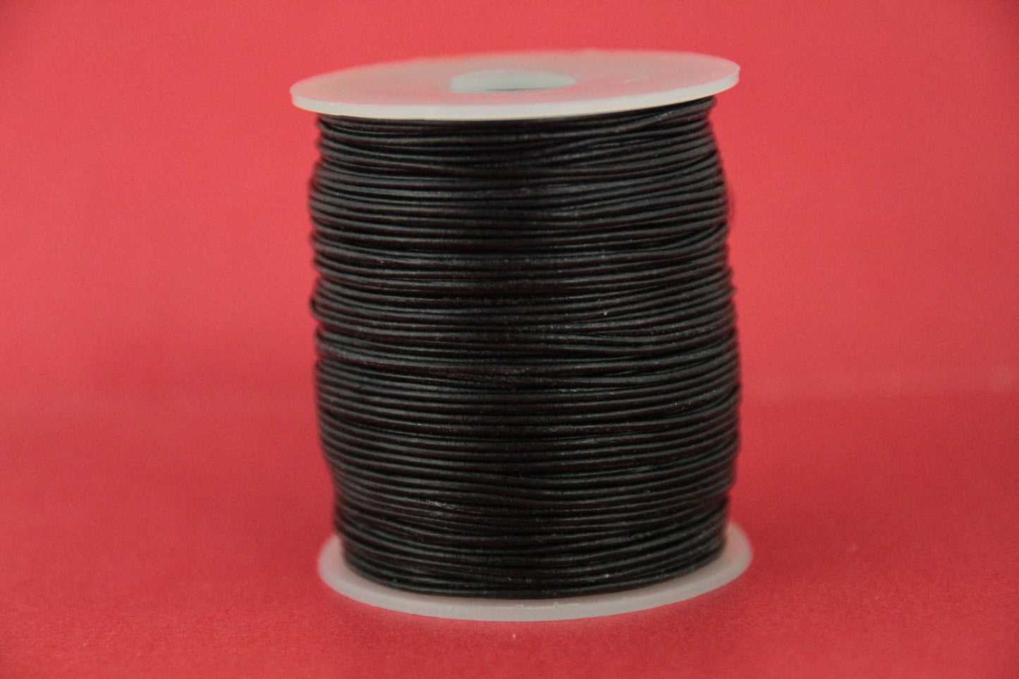 MADE in SPAIN 5 yards of 0.5mm or 1mm leather cord by choice, thin leather cord for jewelry