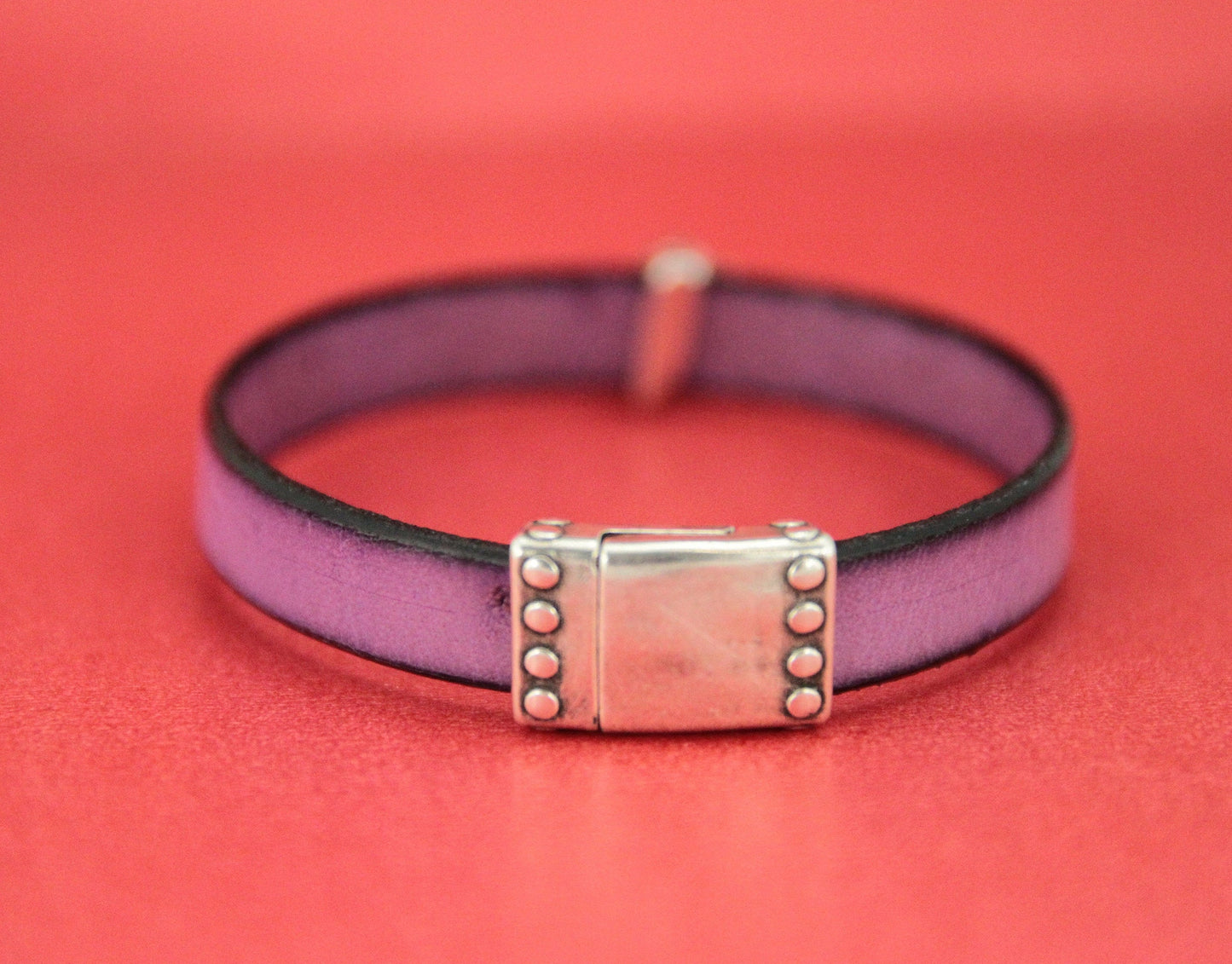 FC0347>>MADE in EUROPE zamak clasp, 10mm flat cord clasp, zamak  clasp for 10mm flat leather cord (TM10x3BOLITAS) Qty1