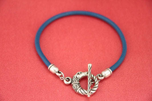 RC0169>>MADE IN EUROPE 4mm round cord toggle clasp, wrap bracelet toggle clasp(x2779/50497)
