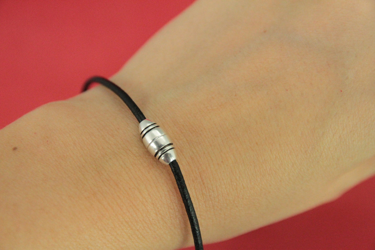 RC0170>>MADE IN EUROPE zamak magnetic clasp, 2mm cord magnetic clasp, zamak 2mm clasp (PF300652) Qty1