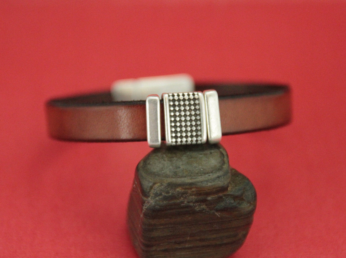 FS0457>>MADE in EUROPE 2 zamak sliders, 10mm flat cord slider, 10mm flat cord rectangular slider qty2