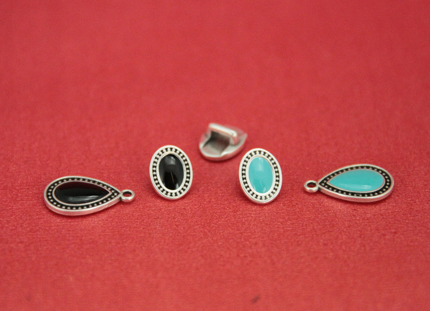 FS0462>>MADE in EUROPE 2 zamak sliders for 5mm cord, flat cord slider, qty2