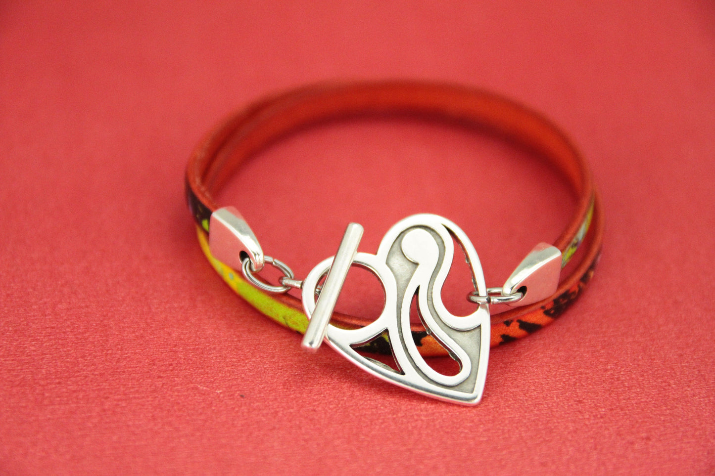 FC0351>>MADE in EUROPE zamak flat toggle clasp, 10mm or 5mm flat cord toggle clasp,(NG0001) Qty1