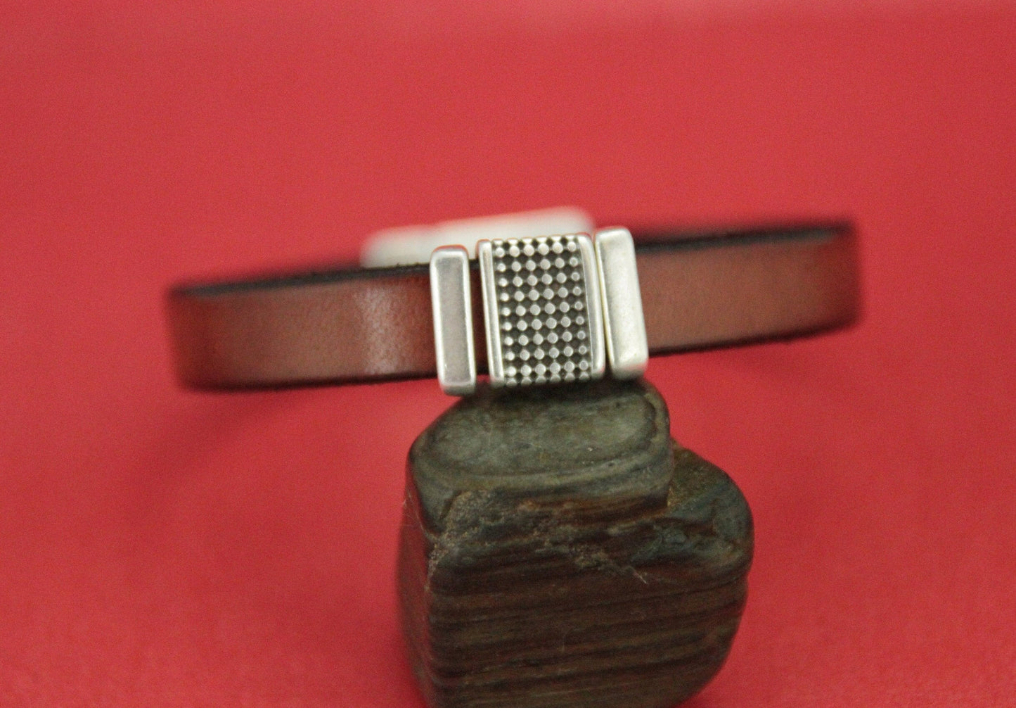 FS0457>>MADE in EUROPE 2 zamak sliders, 10mm flat cord slider, 10mm flat cord rectangular slider qty2