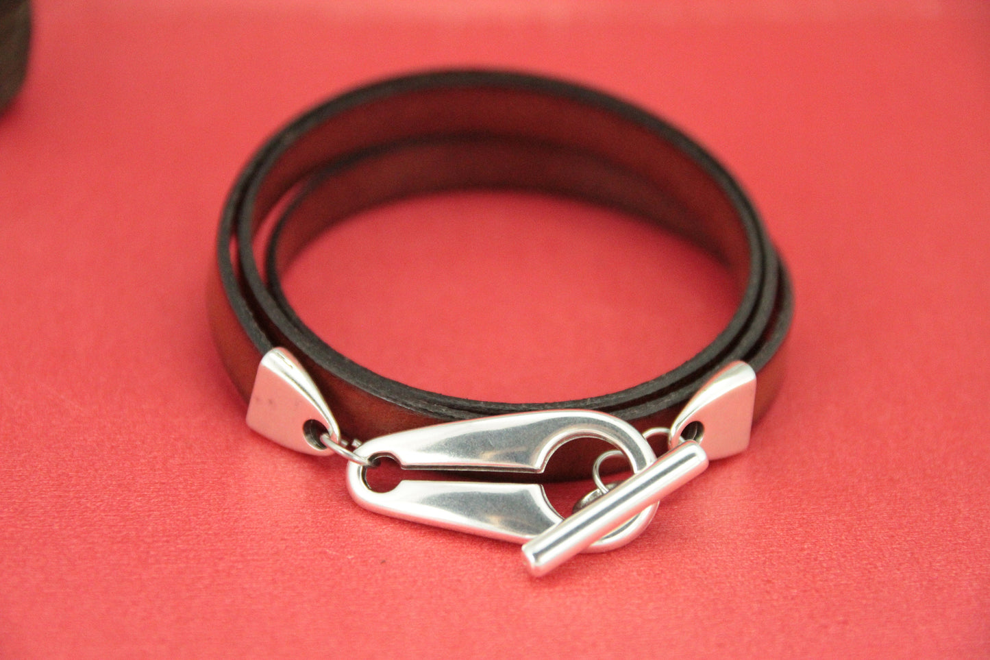 FC0350>>MADE in EUROPE zamak flat toggle clasp, 10mm or 5mm flat cord toggle clasp,(NG1421) Qty1
