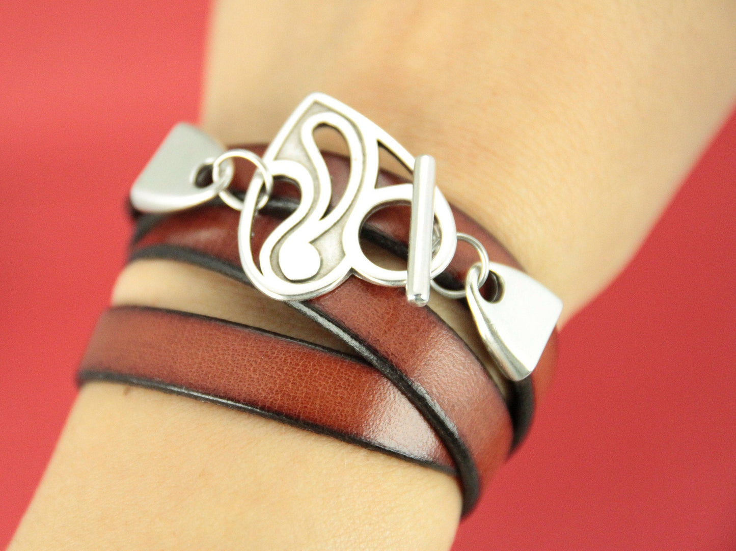 FC0351>>MADE in EUROPE zamak flat toggle clasp, 10mm or 5mm flat cord toggle clasp,(NG0001) Qty1