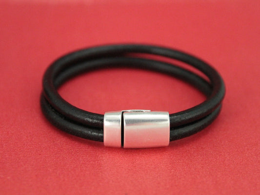 RC0172>>MADE IN EUROPE zamak 10mm x 5mm clasp, 10x5mm clasp, double strand 5mm cord clasp  Qty 1