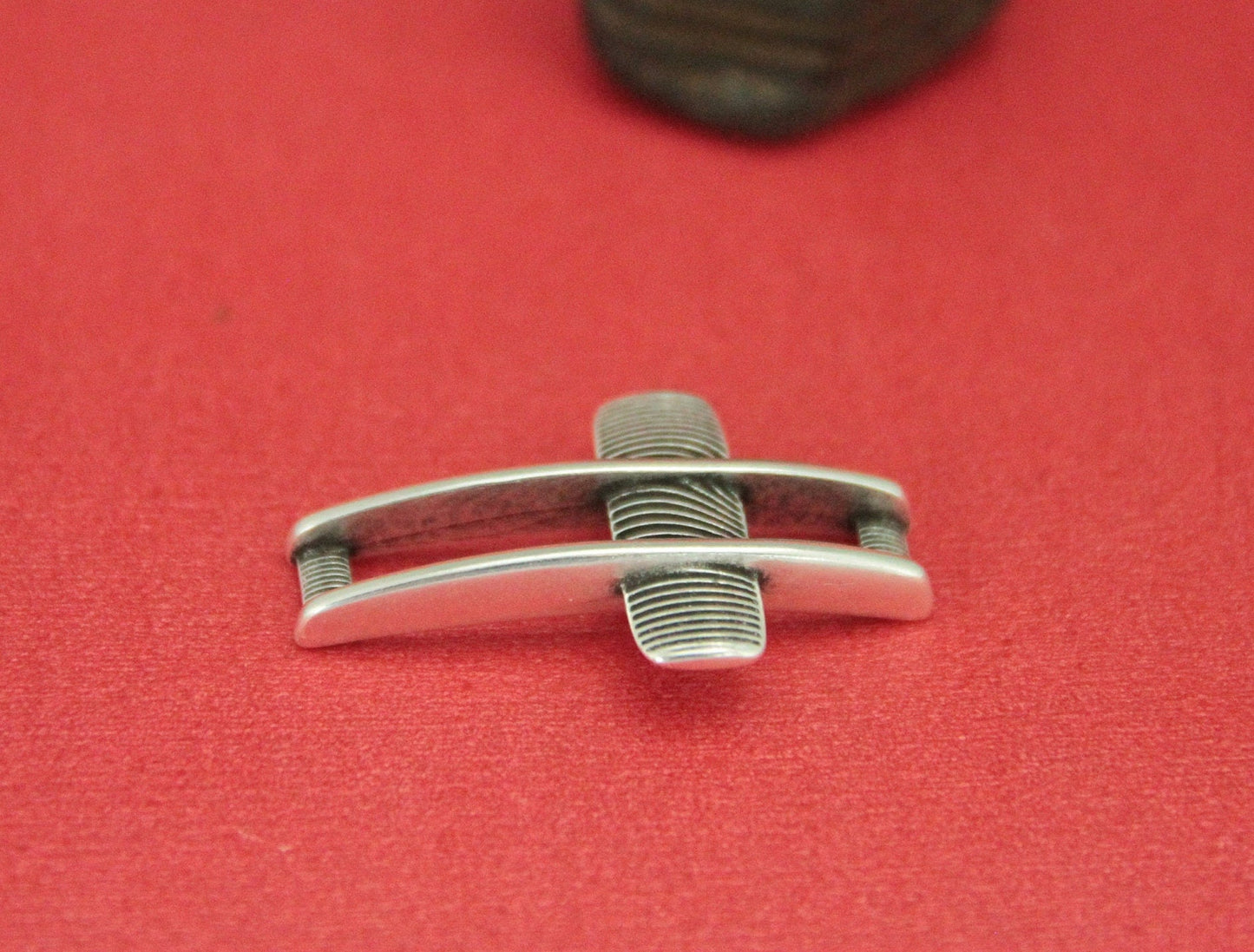 C0147>>MADE in EUROPE zamak cross connector, cross connector for 5mm flat cord, zamak cross slider