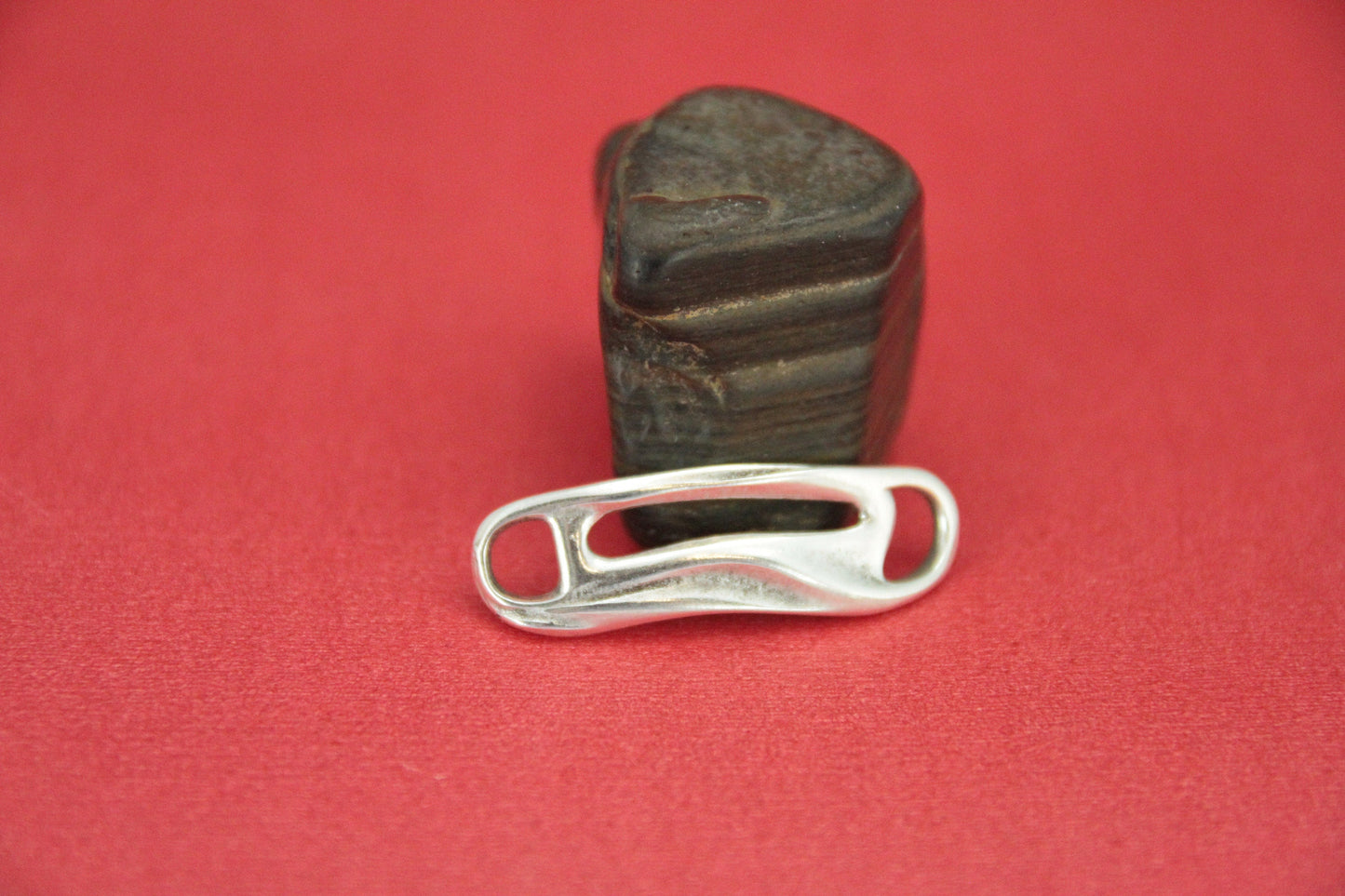 C0150>>MADE in EUROPE zamak connector, 5mm cord connector, flat 5mm leather cord connector, Qty1
