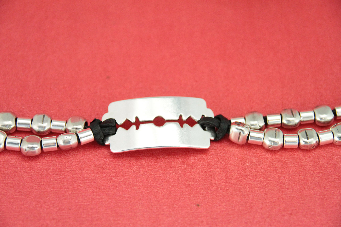 C0149>>MADE in EUROPE zamak razor blade connector, bracelet connector, bracelet razor blade connector (NG1482) qty1
