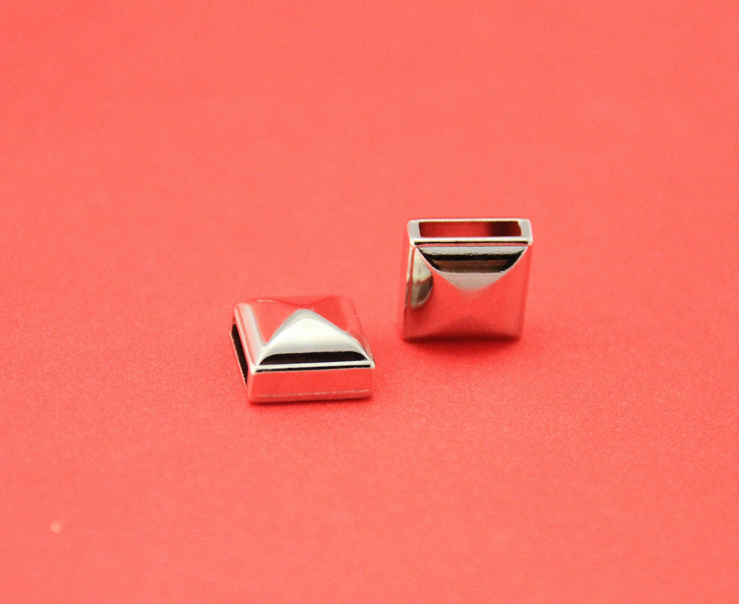 FS0478>>MADE in EUROPE 10mm square sliders, 10mm flat cord sliders (ablz236)