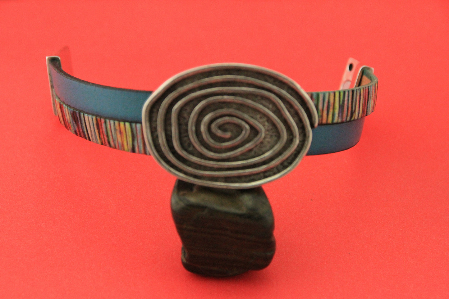 C0155>>MADE in EUROPE zamak 20mm swirl connector for flat cord