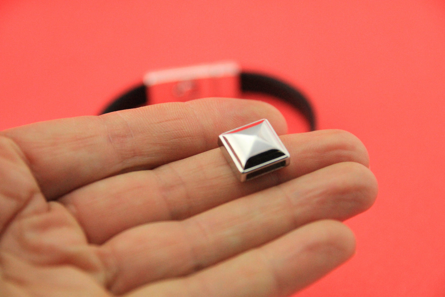 FS0478>>MADE in EUROPE 10mm square sliders, 10mm flat cord sliders (ablz236)