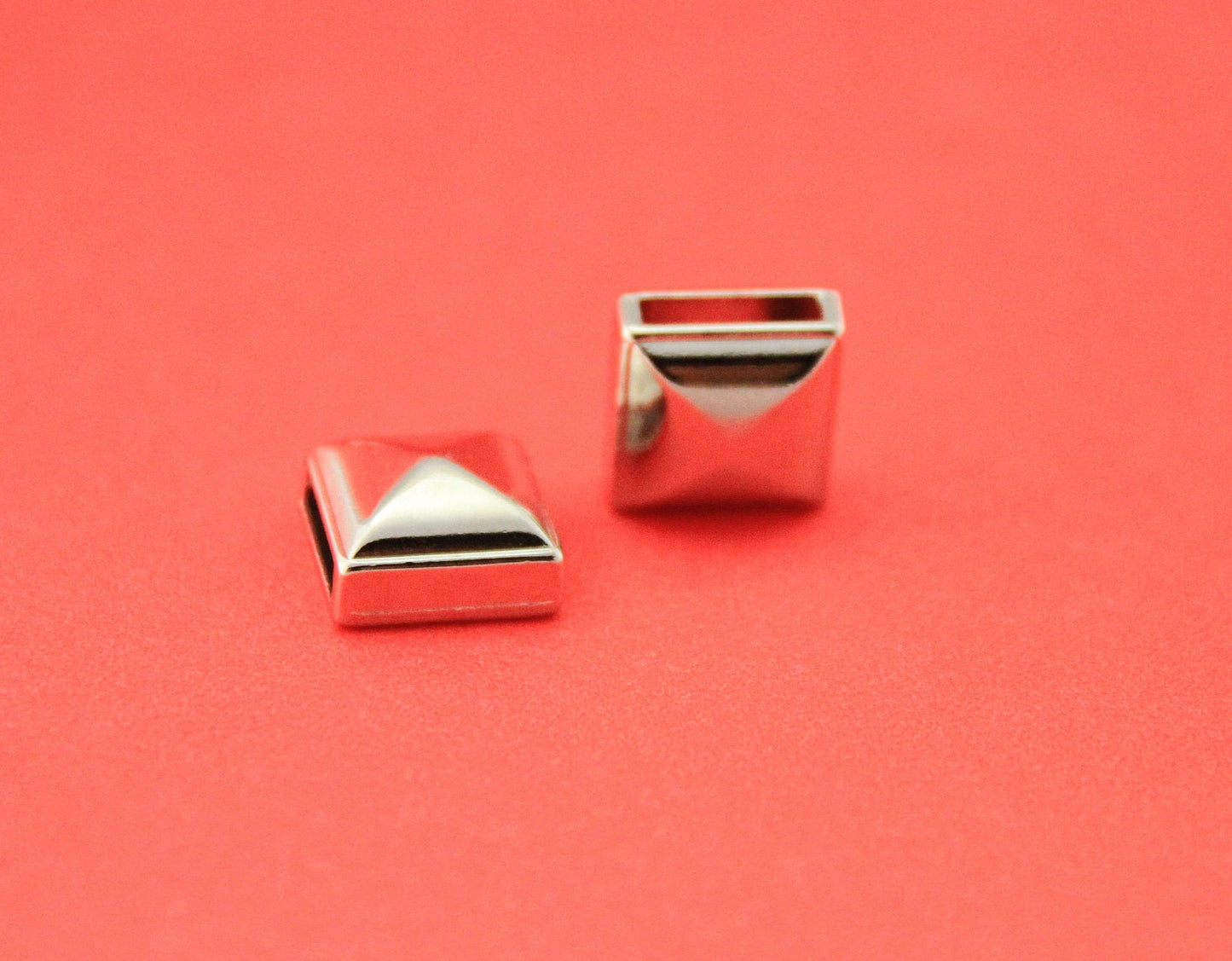 FS0478>>MADE in EUROPE 10mm square sliders, 10mm flat cord sliders (ablz236)