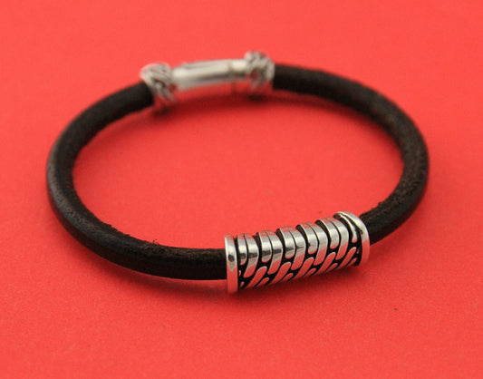 RS0144>>MADE in EUROPE zamak 5mm round cord tube