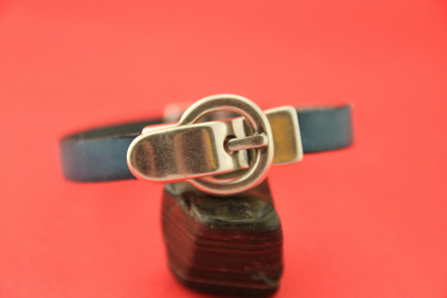 FC0360>>MADE in EUROPE zamak buckle clasp, silver buckle clasp, flat 10mm cord buckle clasp qty1
