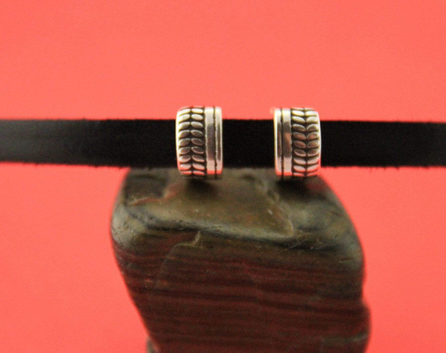 FS0501>>MADE in EUROPE 2 zamak sliders for 6mm cord, flat cord sliders, zamak flat cord slider qty2