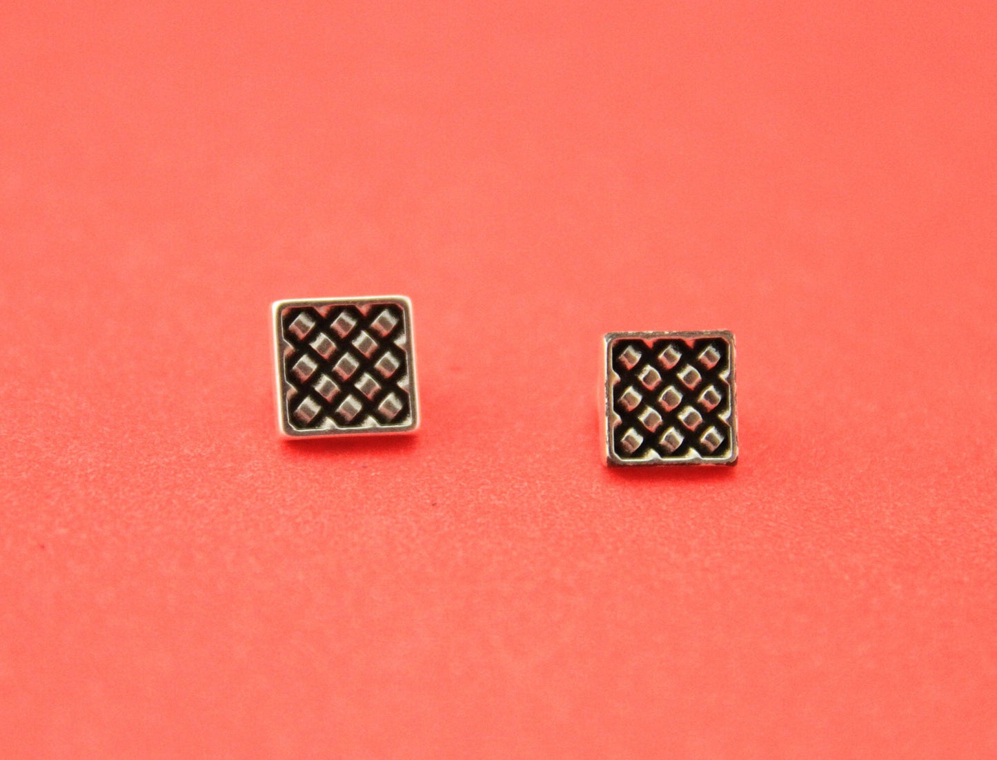 FS0502>>MADE in EUROPE zamak 4 square sliders for 5mm leather, 5mm flat sliders Qty4