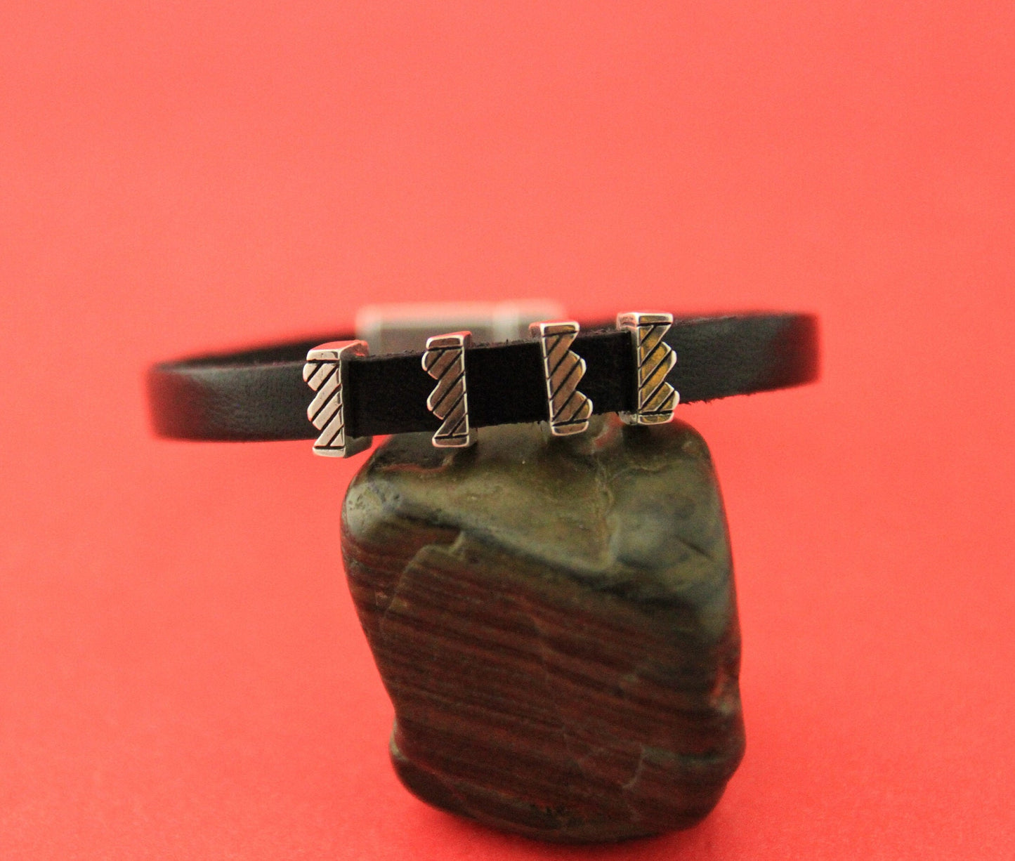 FS0503>>MADE in EUROPE 4 zamak sliders for 6mm cord, flat cord sliders, zamak flat cord slider qty4