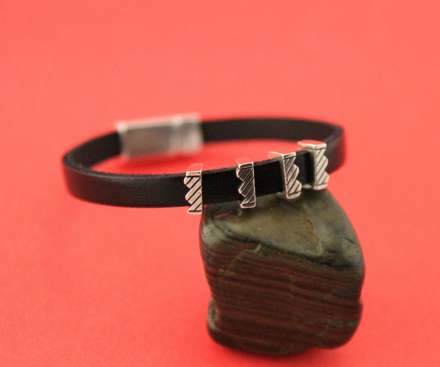 FS0503>>MADE in EUROPE 4 zamak sliders for 6mm cord, flat cord sliders, zamak flat cord slider qty4