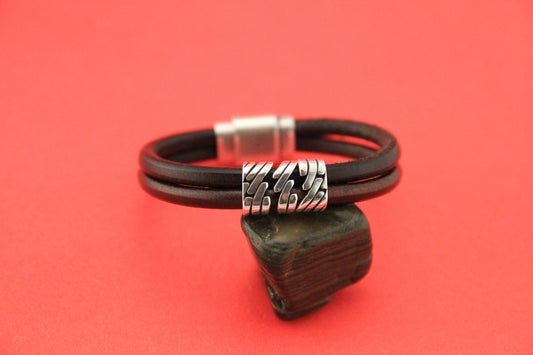 LS0089>>MADE in EUROPE zamak 3 sliders set, 10x5mm licorice cord sliders, 10x5mm sliders 3pcs set (Qty1)