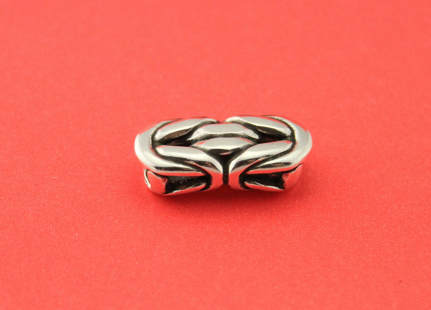 LS0086>>MADE IN EUROPE zamak slider tube, 10x5mm knot slider, (79169/10) Qty1