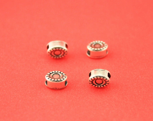 FS0512>>MADE IN EUROPE 4 zamak oval sliders, 4x2mm zamak sliders(ablz250) Qty4