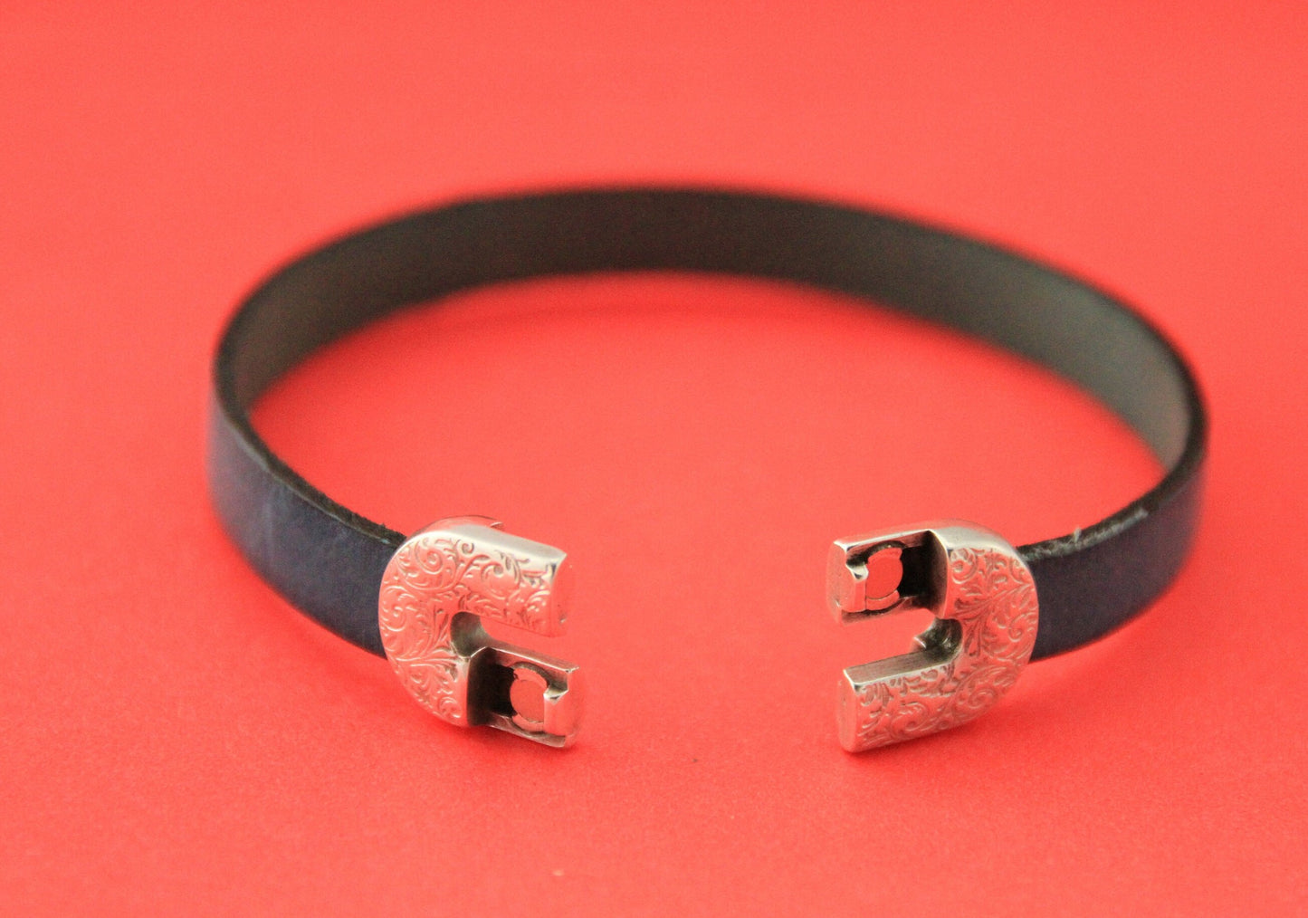 FC0355>>MADE in EUROPE zamak 10mm flat clasp, oval engraved clasp, 10mm flat cord clasp, (13274-0377) Qty1