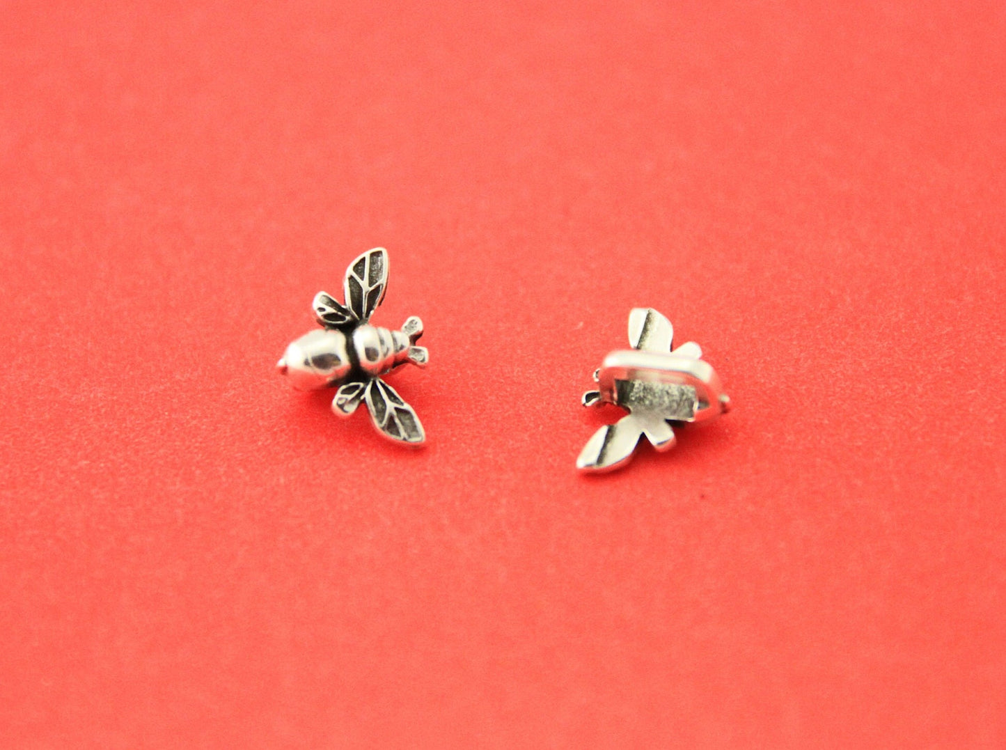 FS0494>>MADE in EUROPE 4 zamak bee sliders, 5mm flat cord slider, flat cord zamak sliders, bee slider for 5mm cord Qty4