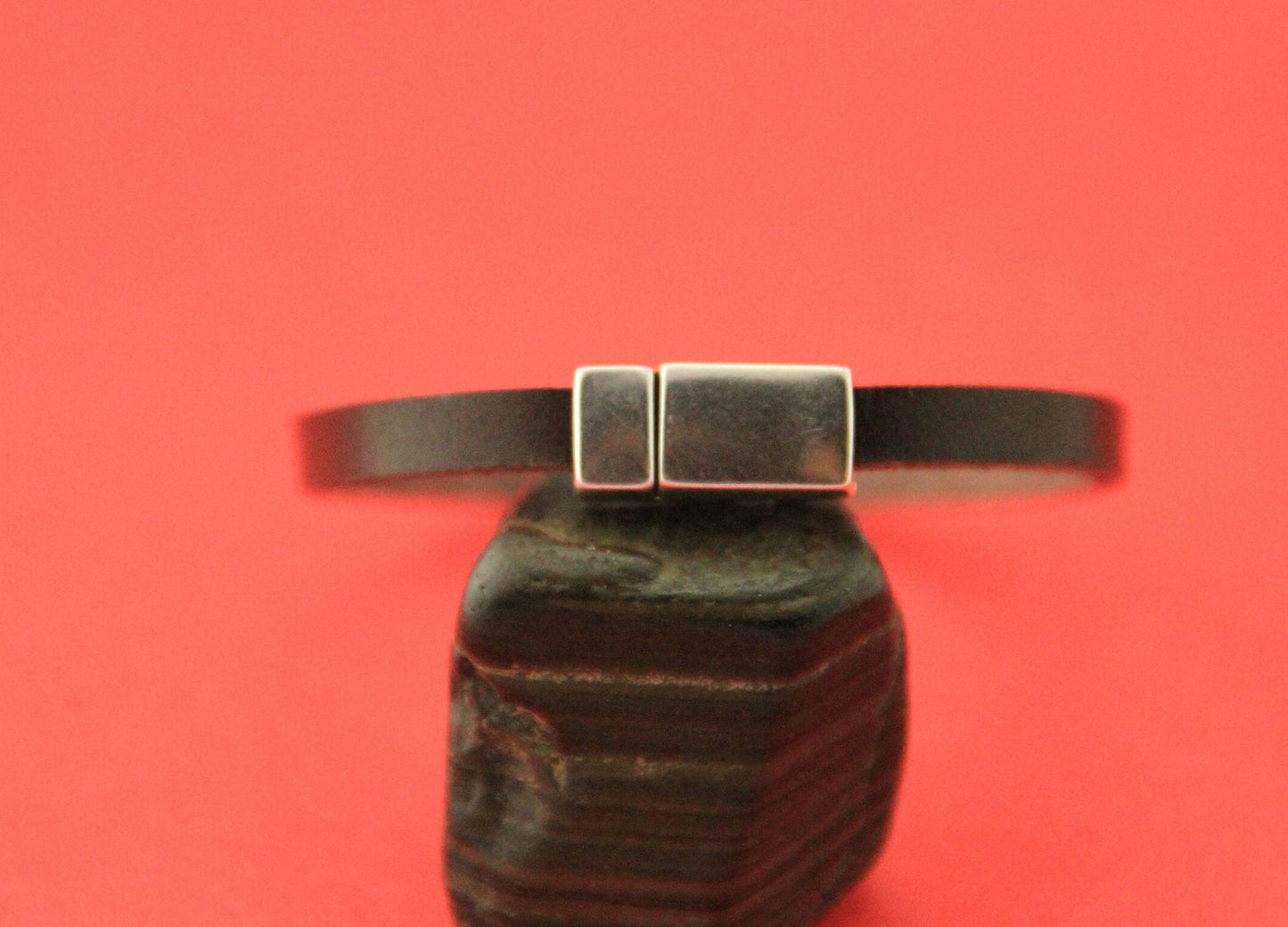 FC0358>>MADE in EUROPE zamak flat 6mm cord  clasp, zamak clasp, 6mm flat cord clasp (13290) Qty1