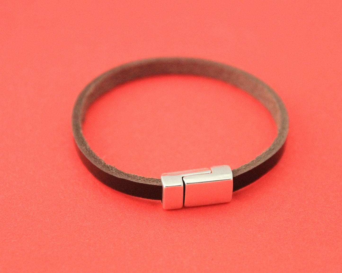 FC0358>>MADE in EUROPE zamak flat 6mm cord  clasp, zamak clasp, 6mm flat cord clasp (13290) Qty1