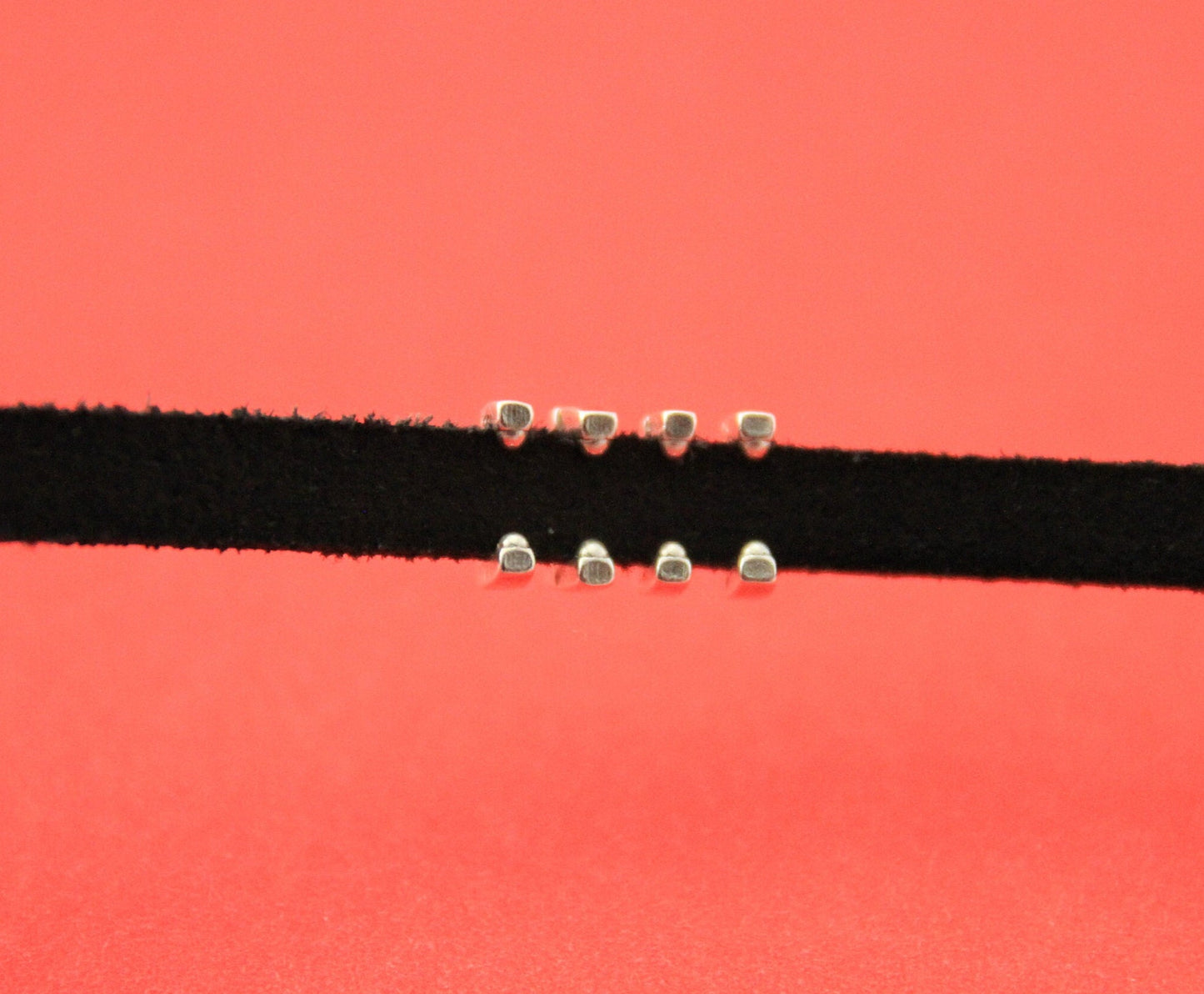 FS0507>>MADE in EUROPE 4 zamak crimp- sliders for 5mm cord, flat cord grip-it slider, zamak bar sliders  qty4
