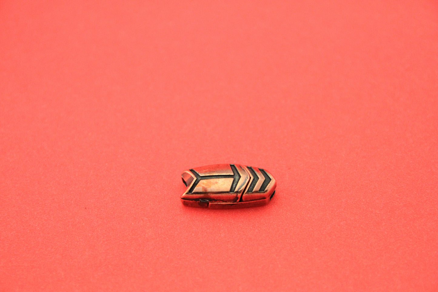 FC0250>> MADE in EUROPE zamak clasp for 5mm flat leather cord, flat cord clasp, 5mm cord clasp, zamak clasp Qty1