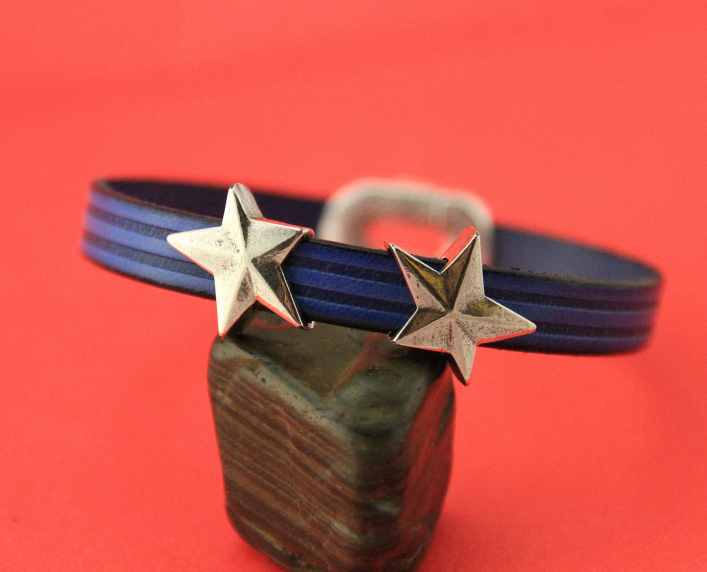 FS0518>>MADE in EUROPE zamak star sliders, 10mm flat cord star slider, 10mm leather cord slider, Qty2