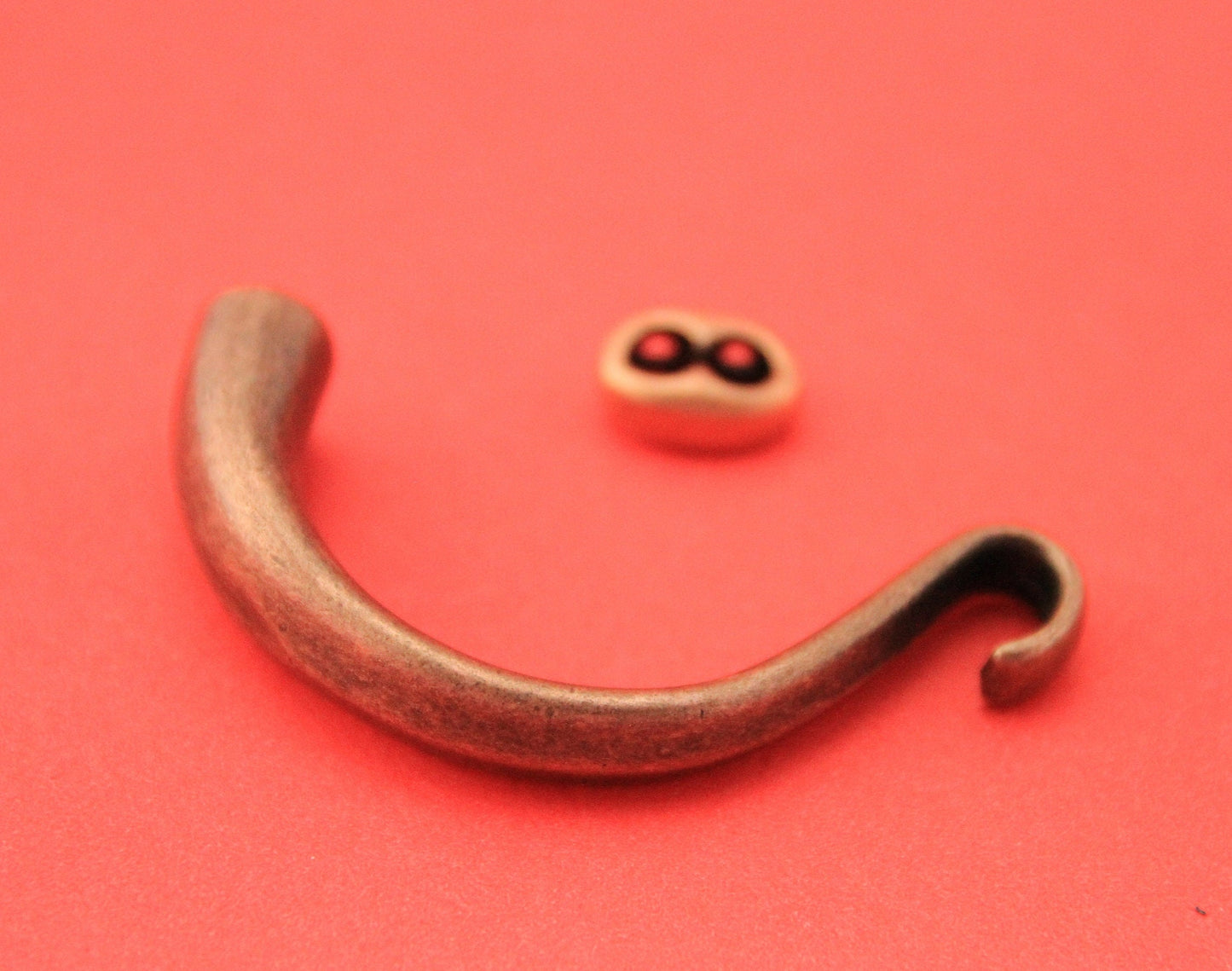 B0010>>MADE in EUROPE zamak half bracelet, hook half bracelet qty1