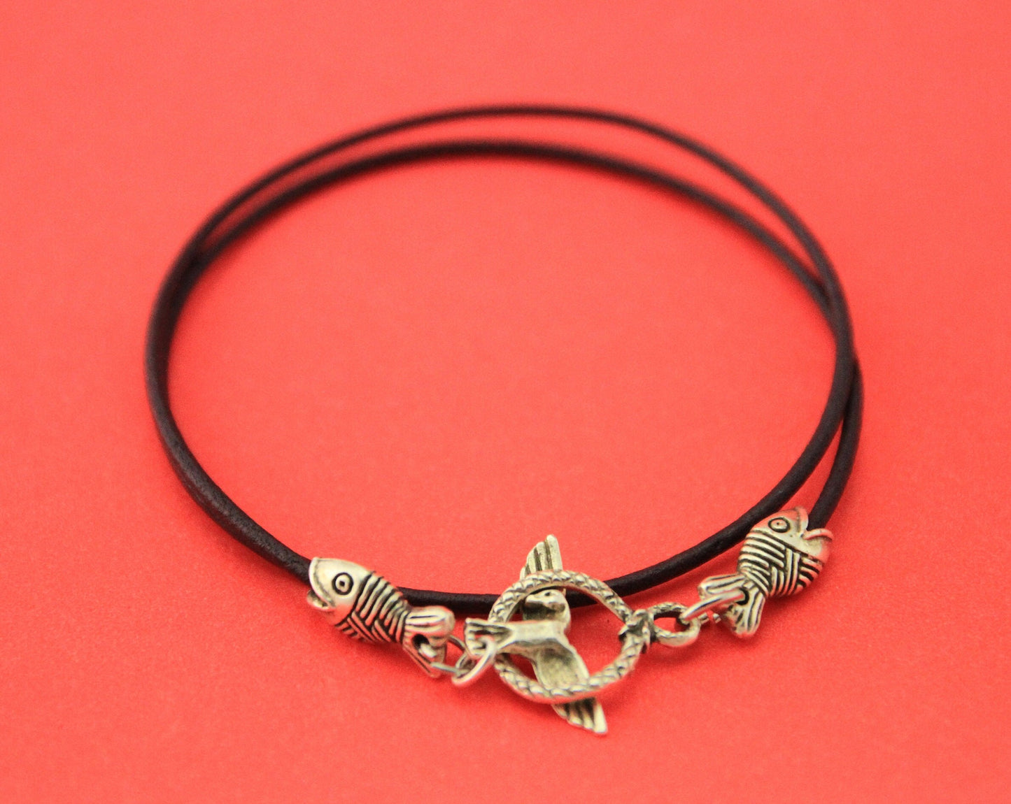 RC0188>> MADE in EUROPE 1 set of toggle clasp for 2mm leather cord, 2mm round cord clasp, (X5989/3133AS) Qty1set