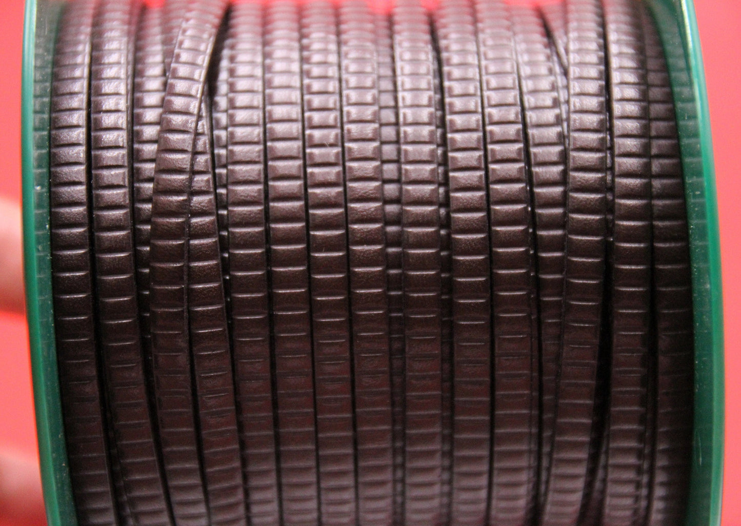 MADE in EUROPE 24'' flat 5mm engraved leather cord, 5mm flat leather cord, 5mm embossed leather cord(AR270/05/09)