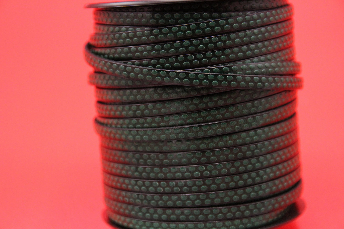 MADE in EUROPE 24'' flat 5mm embossed leather cord, 5mm flat leather cord, 5mm embossed leather cord (AR110/05/12)