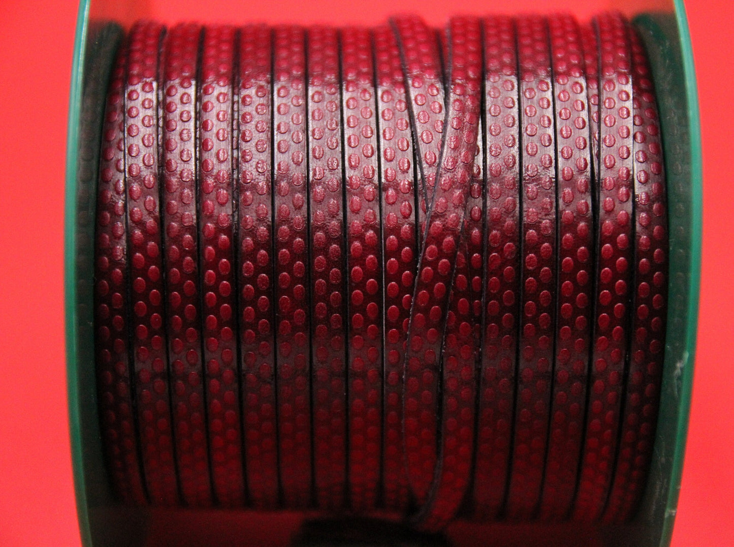 MADE in EUROPE 24'' flat 5mm embossed leather cord, 5mm flat leather cord, 5mm embossed leather cord (AR110/05/29)