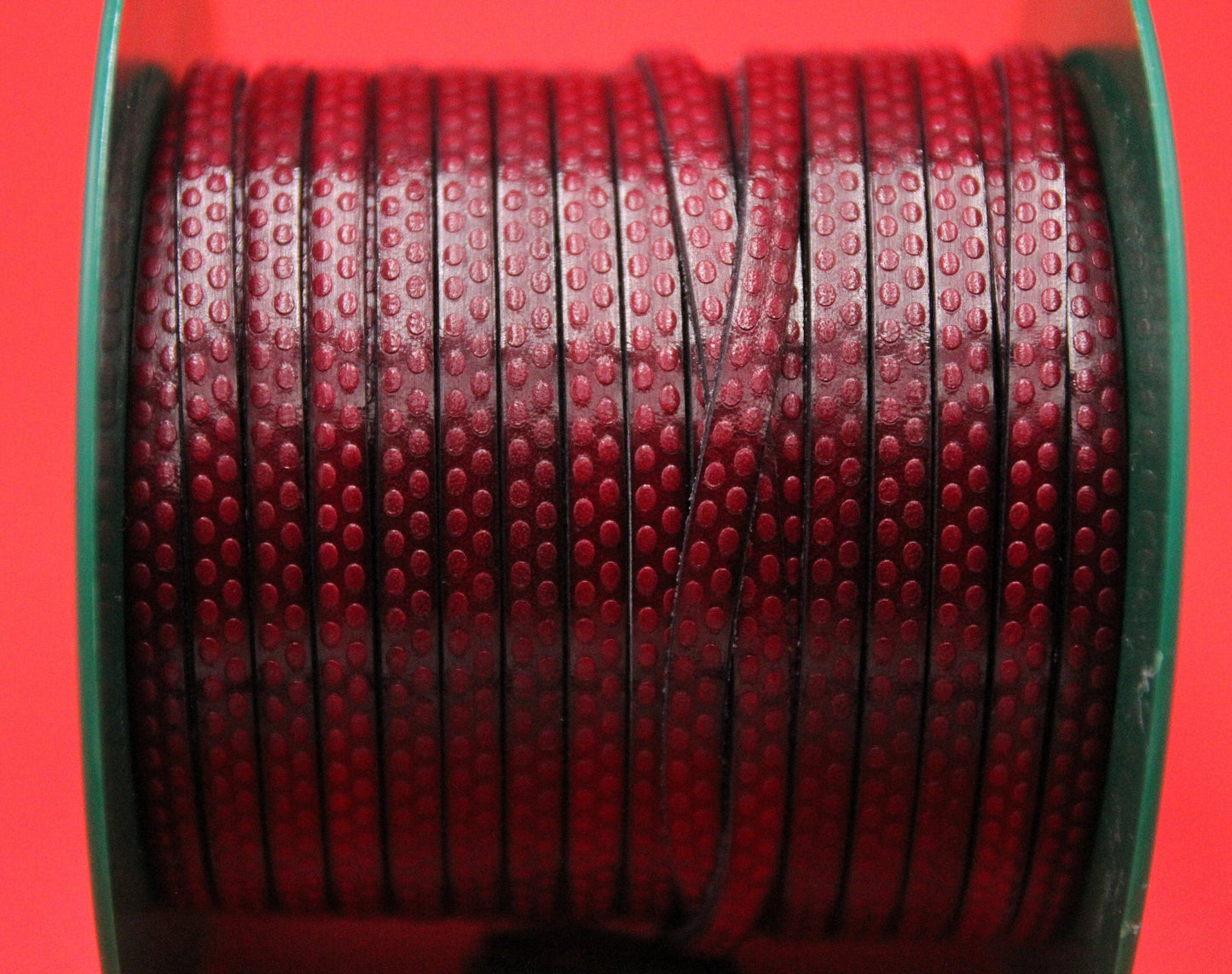 MADE in EUROPE 24'' flat 5mm embossed leather cord, 5mm flat leather cord, 5mm embossed leather cord (AR110/05/29)
