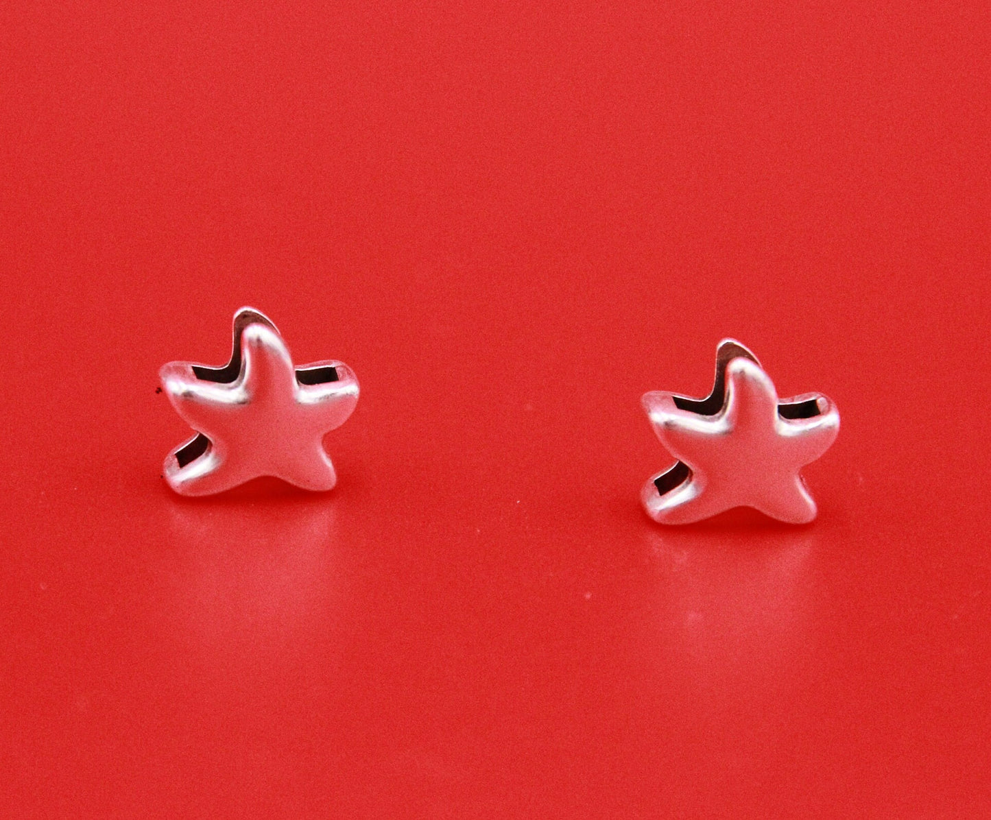 FS0527>>MADE in EUROPE zamak star sliders, 10mm flat cord star slider, 10mm leather cord slider, Qty2