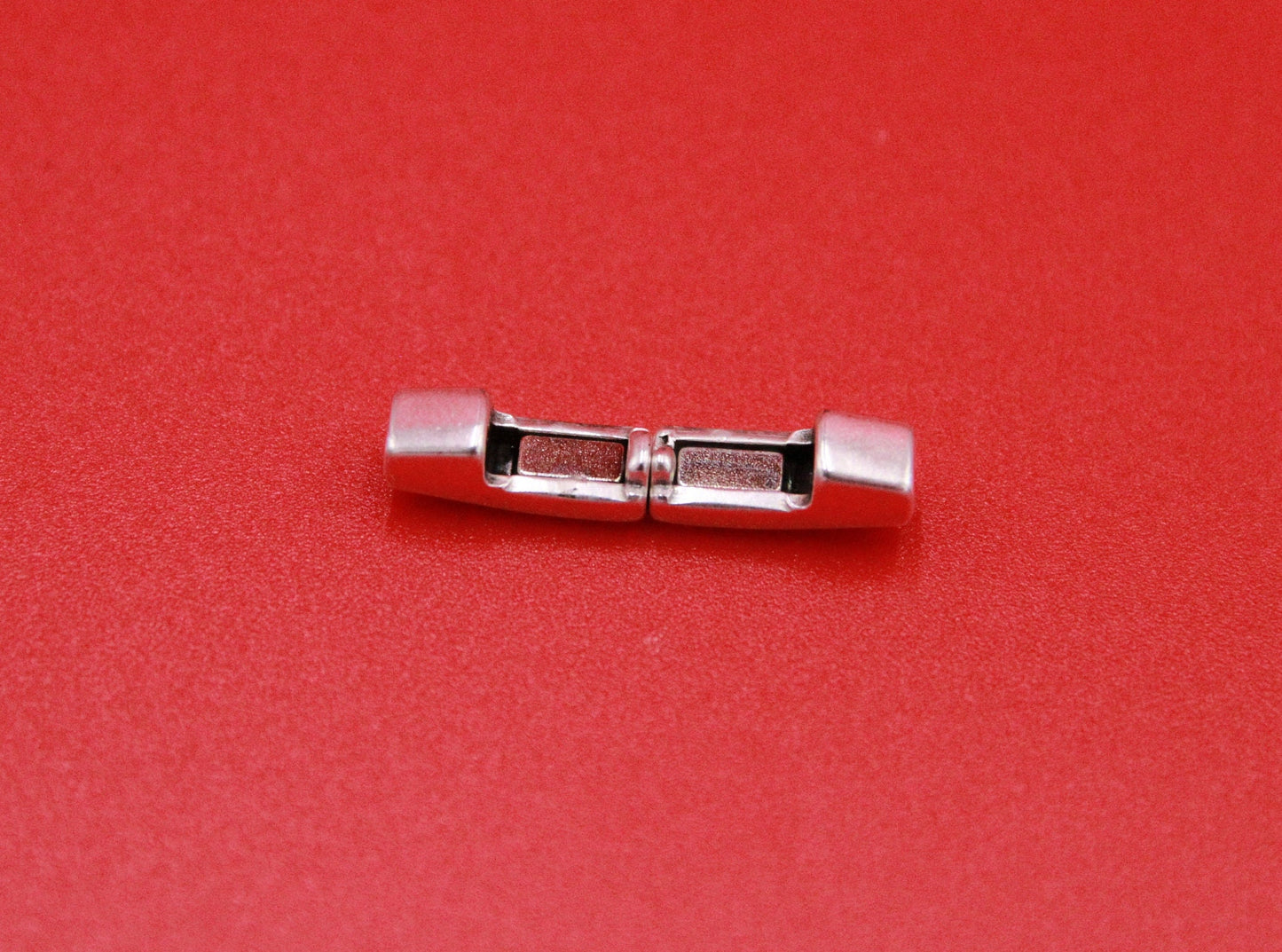 FC0377>>MADE in EUROPE 3mm flat cord clasp, zamak clasp, 3mm flat cord clasp Qty1