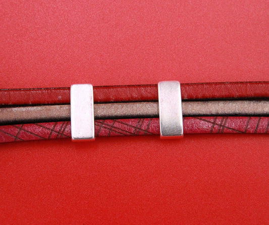 FS0529>>MADE in EUROPE zamak 2 slider bars, 15mm slider bars, 15mm silver sliders (PF11483) qty2