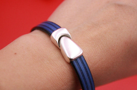 FC0376>>MADE in EUROPE zamak clasp, 10mm flat cord  clasp, 10x2.5mm clasp  Qty1