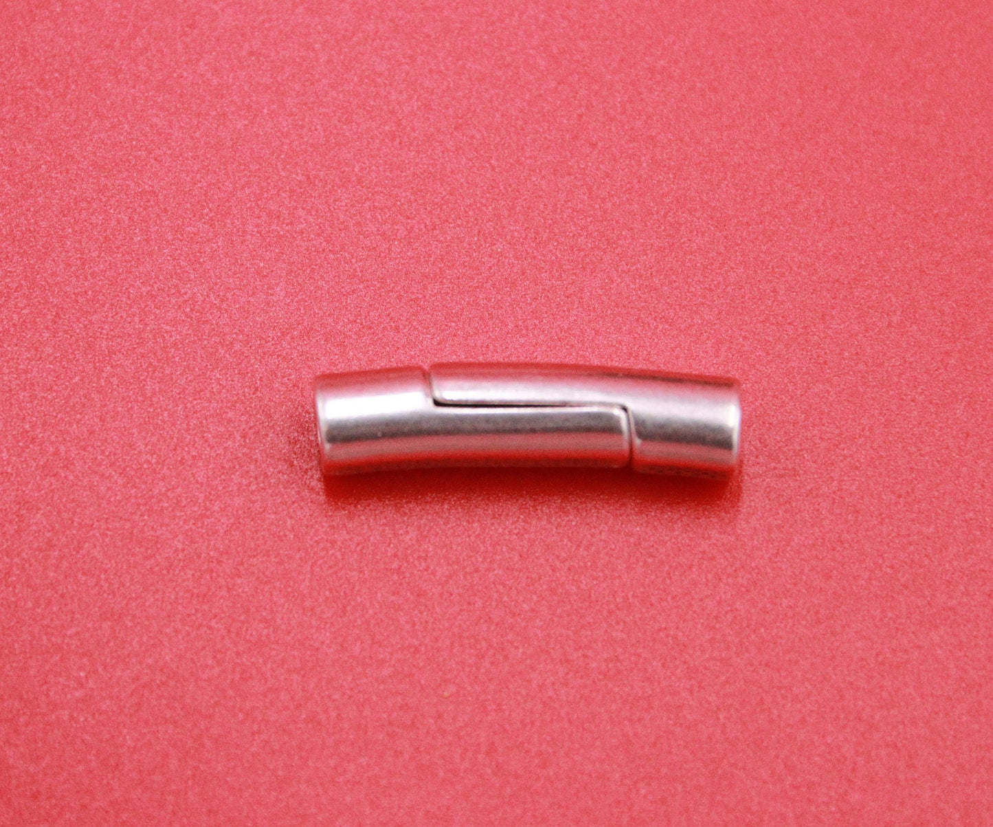 RC0191>>MADE IN EUROPE 5mm cord clasp, 5mm round leather cord clasp, round cord zamak clasp Qty1