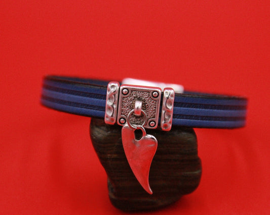 FS0532>>MADE in EUROPE  2 flat cord sliders with hanging ring, 10mm sliders with charm holder Qty2