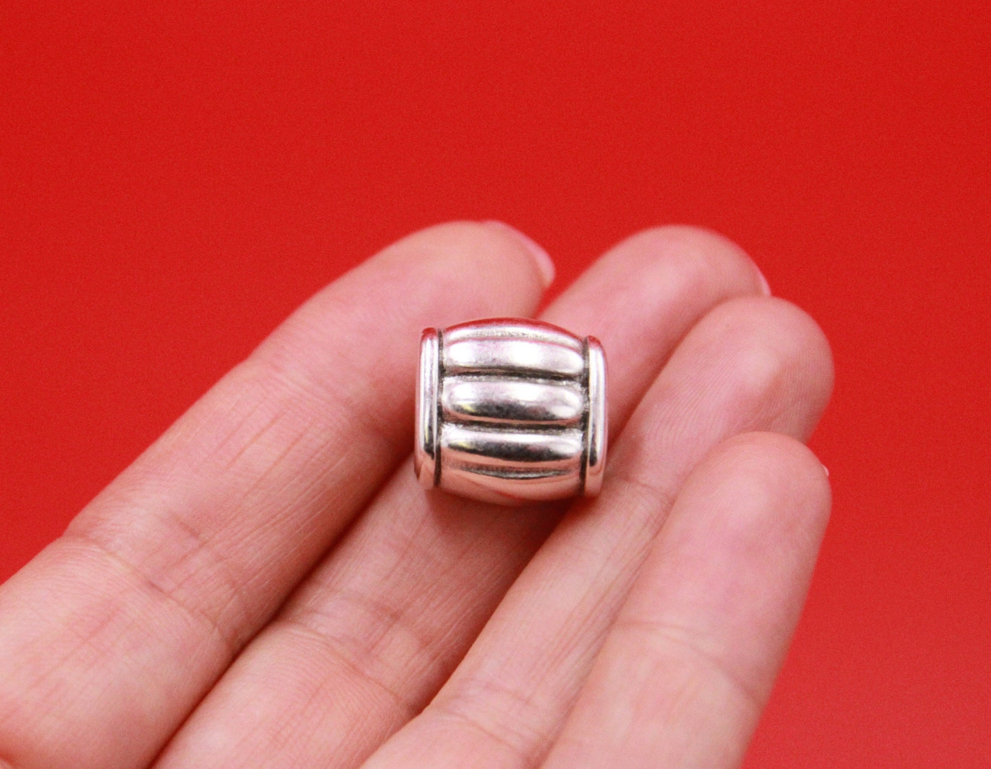 LS0093>>MADE in EUROPE 2 licorice sliders, 10mm zamak sliders, licorice cord slider (PF8276) Qty2